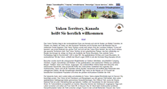 Desktop Screenshot of kanada-yukon-territory.de